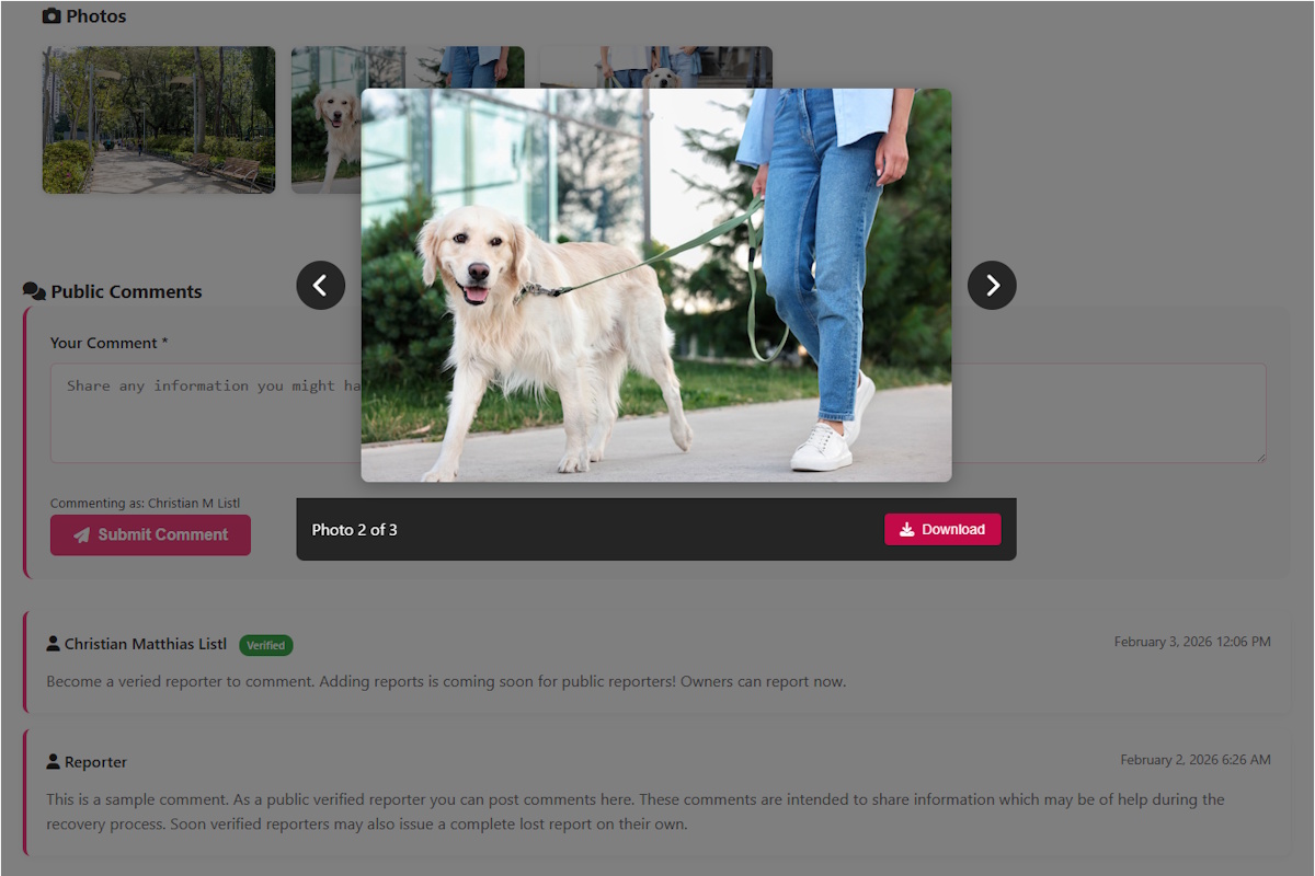 View and Recover Lost Devices